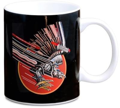 Judas Priest I Screaming For Vengeance | Porzellan Tasse - Kaffeebecher, 300 ml | in farbiger Geschenkverpackung | Lizenziertes Original Design