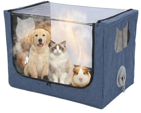 EIMSOAH Caja de Nebulización de Cachorros, Cámara de Nebulización de Mascotas, Jaula de Inhalación de Oxígeno de Oxígeno de Oxígeno de Oxígeno de Oxígeno de Oxígeno de Oxígeno de