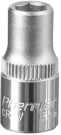 Sealey S1406 Walldrive Socket 6Mm 1/4Sq Drive