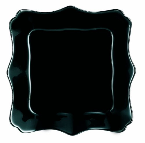 Luminarc E4953 Authentic Lot de 6 Assiettes Noir 26 cm