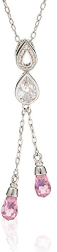 Orphelia Ladies' Pendant with Chain 925 Sterling Silver with Cubic Zirconia ZH-4535