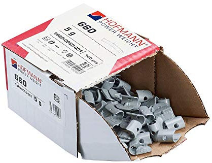 Hofmann Power Weight Typ660 5660-0050-001 silber 5g Schlaggewicht, 100er pack