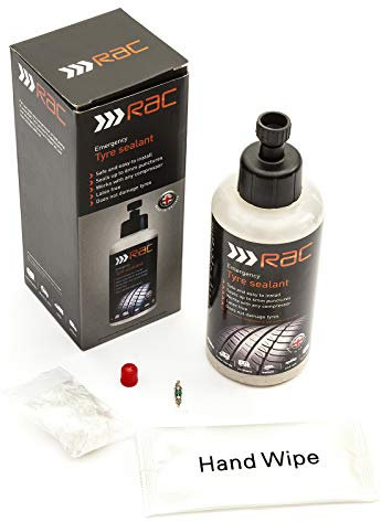 RAC replacement sealant for all compressors puncture repair tyre