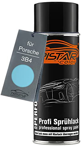 TRISTARcolor Autolack Spraydose für Porsche 3B4 Gulfblau | Basislack, Sprühdose 400ml