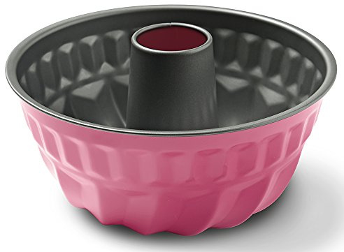 Guardini Smart Colors Stampo Budino con Cono, Acciaio, Rosa, 23x23x12 cm