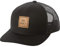 RVCA Herren Curved Bill Snapback Mesh Trucker Hat Baseballkappe, schwarz, Einheitsgröße