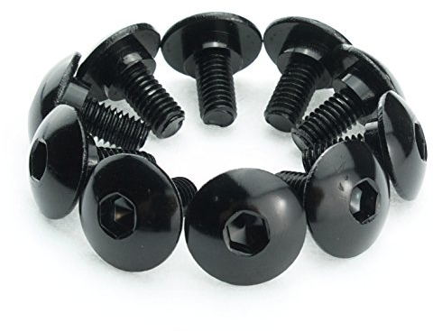 RS 50 125 250 Schrauben Verkleidung AP8152339 Aluminium schwarz eloxiert 10 Stück