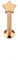 Paula & Fritz® UNIVERSAL Stud Labret Monroe Cartilage Gold roségold schwarz Silber Spitze Stern Edelstahl Chirurgenstahl 316L LSI27-1606_K