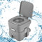 GOPLUS 20L Toilette Seche Portable, WC Mobile Chimique pour RV, Voitures Voyage en HDPE, Charge 200KG, 41x35x41CM (Gris)