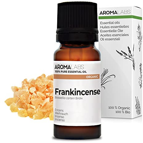 Aroma Labs - Incienso - Aceite Esencial Orgánico - Quimiotipado y Certificado AB/Cosmos - 10 mL