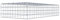 GABIONA Gabion de culture type 3 carré, maillage 5 x 5 cm, profondeur 50 cm, gabion 100 x 20 x 50 cm (L x H x P), anneau en C