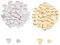 UNICRAFTALE 100 Stk 2 Farben Herz Charms Anhänger Set 5mm Klein Armbänder Anhänger Edelstahl Heart Ohrring Anhänger Metall Herz Schmuck Anhänger Für Verlängerung Kette DIY Valentinstag Geschenke