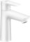 hansgrohe Wasserhahn Talis E CoolStart (Armatur mit Auslauf Höhe 110 mm), Einhebel-Waschtischmischer ohne Ablaufgarnitur, Mattweiß