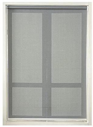 TRGCJGH Wasserdichtes Blackout-Gewebe Zebra-Rollos Zweilagige Rollos Fensterrollos Lichtfilternde Tag- Und Nachtrollos,Grey-96 * 200cm