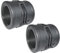 AERZETIX - C52031 - Satz von 2 Druck gewindemuffen 1 1/4'' weiblich/weiblich zum einschrauben aus kunststoff PN 10 bar - druckverschraubung zum einschrauben