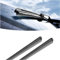 AUTOZOCO - Gomas de Limpiaparabrisas universal (2 uds) x 6 mm negro - 70 cm - recambio limpiaparabrisas - Goma repuesto limpiaparabrisas 6mm
