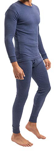 MT Herren Ski- & Thermowäsche Set Light Lange Winter Unterwäsche - Unterhemd und Unterhose