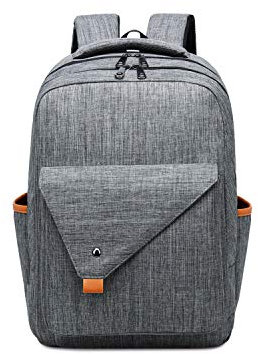 Netbook Bag Mochila Respirable Ocasional al Aire Libre de la Tableta del Cuaderno de la Capacidad Grande Netbook Bag (Color : Grey)