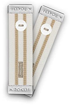 Nato Cuff - Der Original Hemdmanschettenhalter - Stoppen Sie das gerollte Langarmhemd - Ziehen Sie es elegant hoch - Elastische rutschfeste Ärmelhalter (Quentin)