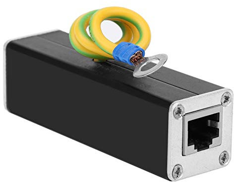 Ethernet Überspannungsschutz, POE Netzwerk Ableiter Gerät Netzwerk Überspannungsschutz Erweiterungsadapter für Ableiter Schutzgeräte für den Außenbereich