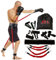 Boxbänder, Boxwiderstandsbänder, Ganzkörper-Widerstandsband, MMA-Trainingsgeräte, Boxausrüstung, Punching-Bänder, 68 kg Bänder für Heim-Fitness-Workout, Punching-Widerstandsbänder (Rot)