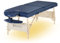 Master Massage 76cm Coronado Klappbare Mobile Massageliege aus Holz mit Ambiente Beleuchtung für Kosmetik, Massage, und Therapie Königsblau