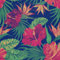 HEKO PANELS Stoff Oxford Wasserdichte Meterware Canvas-Stoff Polyester Stoff Zum Nähen Nähstoffe Möbelstoffe Dekostoffe Wasserabweisend Blickdicht Blumen Hibiskus 1 Meter 155 x 100 cm, (DX134)