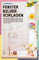 Folia fensterbilder Vorlagen Bloom & Grow 8 Stück + 1 Kreidemarker Malvorlagen Motivvorlagen Bild