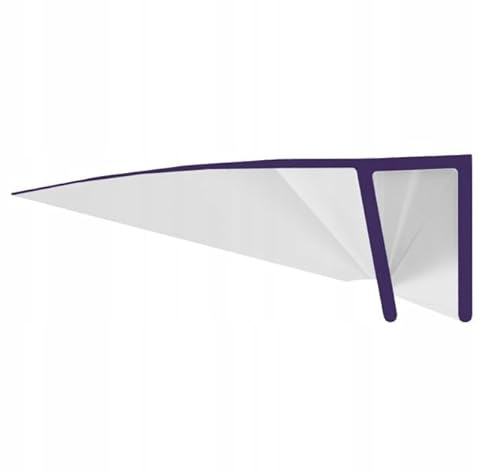 AquaParts Duschtür Dichtung 200cm | für 5mm, 6mm | Transparent | Wasserabweisende Duschdichtung | Streifdichtung | Duschkabinen-Dichtung | für Dusche und Duschtür