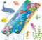 AMZJMT Badewannenmatte,Kinder antirutschmatte 100x40cm -duschmatte rutschfest,Anti rutsch Pads mit 200 Saugnäpfen,BPA-frei, Schimmelresistent & Maschinenwaschbar-badewanne antirutschmatte Kinder