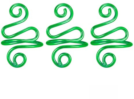 Juszok 3Pcs Handmade Crochet Tension Ring, Crochet Ring for Finger Crocheting,Yarn Tension Ring, Adjustable Companion Knitting Ring with Box Gifts for Crocheters Women(Green)
