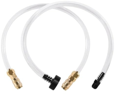 Hydraulische Lenksysteme, Brückenrohrentlüftungsset, Kupferölfüller, Lenkungsset, Hydraulik-Set, Ölablauf, 2 Stück