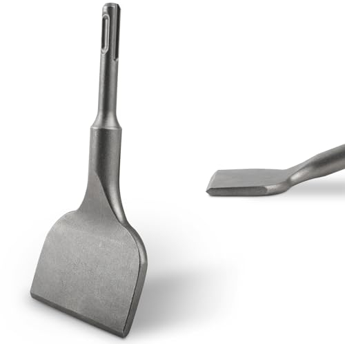 BREANIFULL Scalpello SDS Plus Scalpello Piatto SDS Angolato Scalpello Piastrelle per Rimozione delle Piastrelle e adesivi per piastrelle senza sforzo Muratura delle Piastrelle, Muratura