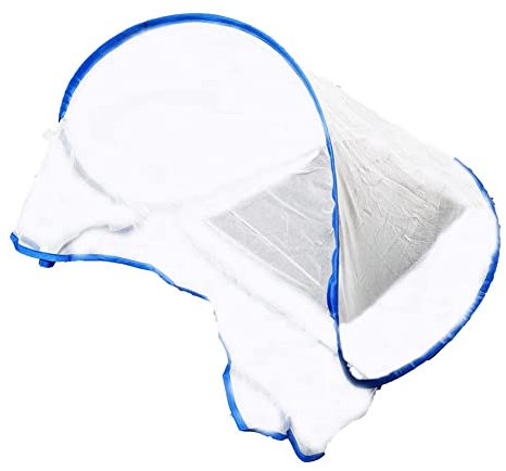 Qarmijaer Moustiquaire Portable Pliable Moustiquaire de Voyage -Up pour Lit Installation Gratuite-Moyenne Taille