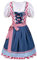 Sale Angebote Elegantes Dirndl Damen Traditionelles Trachtenkleid mit Modernem Flair, Oktoberfest Damen Outfit Mutter Tochter Kleid Erstkommunion Geschenke Mädchen