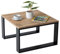 Mex-System Couchtisch Klein Clif, Wohnzimmertisch, Beistelltisch 65x65x40cm, Couchtisch Quadratisch Ideal für Wohnzimmer, Zimmer und Büro, Smart Living Wohnzimmertisch Modern, Wotan Eiche