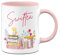Tassenbrennerei Swiftea - Taza de té, taza de café con texto en alemán - Regalo para hija, novia - estantería Swift Idea regalo (rosa)