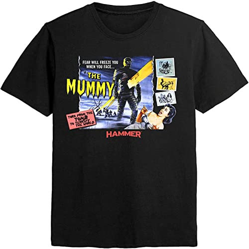 The Mummy - Hammer Horror Movie Film Poster - Mens T Shirt Men Black XXXL