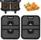 Lot de 2 Couvercles en Silicone pour Friteuse à Air Accessoires Compatibles Ninja Foodi Max Dual Zone AF400EU AF451 DZ401 Antiprojection Réutilisables