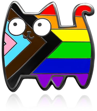 Yamobi Regenbogen Pride Pins,Emaille-Anstecker für Kleidung, Rucksack,LGBTQ Accessoires,Rainbow Friends Accessoires, Katzen-Pins,Geschenkidee für Pride Month