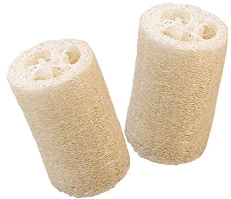 VALICLUD 2stücke Naturschwamm Zum Duschen Peelingbürste Dusch-peelingbürste Badewerkzeug Badezimmer-duschwerkzeug Hautpflege Peeling Schwamm Naturprodukt