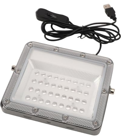 LED Black Light, IP66 Powerful 365nm Wavelength LED Bulb Blacklight Flood Light for Party Holiday Decoration Stage Lighting Aquarium Body Paint Fluorescent Poster