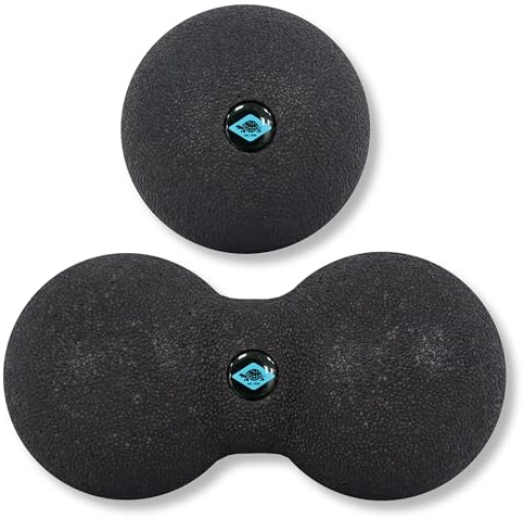 Schildkröt Dual Massage Set | Faszienball & Peanut Ball | Triggerpunkt & Selbstmassage | Muskelentspannung & Regeneration | Yoga, Pilates & Physiotherapie