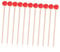 HOOTNEE 25 Stück Kinder Percussion Schlägel Drumsticks Für Zungentrommel Musikinstrument Zubehör