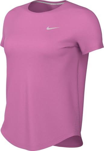 NIKE Tempo Dri-Fit Kurzarm-Laufoberteil Für Damen, Playful Pink/Reflective Silv, HQ0648-675, S