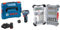 Bosch Professional 12V System Akku Bohrschrauber GSR 12V-35 FC (inkl. 2x Akku GBA 3.0Ah, Schnellladegerät) + 35x Extra Hard Schrauberbit‑ und CYL-3 Bohrer-Set (197 x 110,5 mm)
