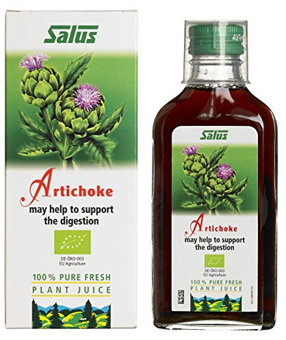 Salus Artichoke Organic 100% Pure Fresh Plant Juice 200 ml