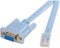 StarTech.com Câble console RJ45 vers série DB9 de 1,8 m pour gestion de routeur Cisco - M/F - Bleu (DB9CONCABL6)