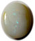 Natürlicher Feueropal loser Edelstein 5,2 Karat Original ovale Form Geburtsstein Cabochon Stein für Schmuck