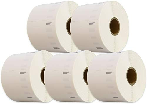 Cartridges Kingdom 5 Rollen 11354 S0722540 (57mm x 32mm) Etiketten kompatibel für DYMO LabelWriter 4XL 450 400 330 320 310 Duo/Turbo/Twin Turbo Seiko SLP 450 430 400 200 100| 1000 Stück/Rolle